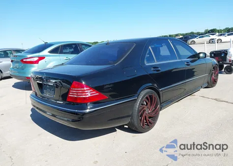 2002 Mercedes-Benz S 500 z USA, uszkodzony, nr VIN WDBNG75JX2A242592